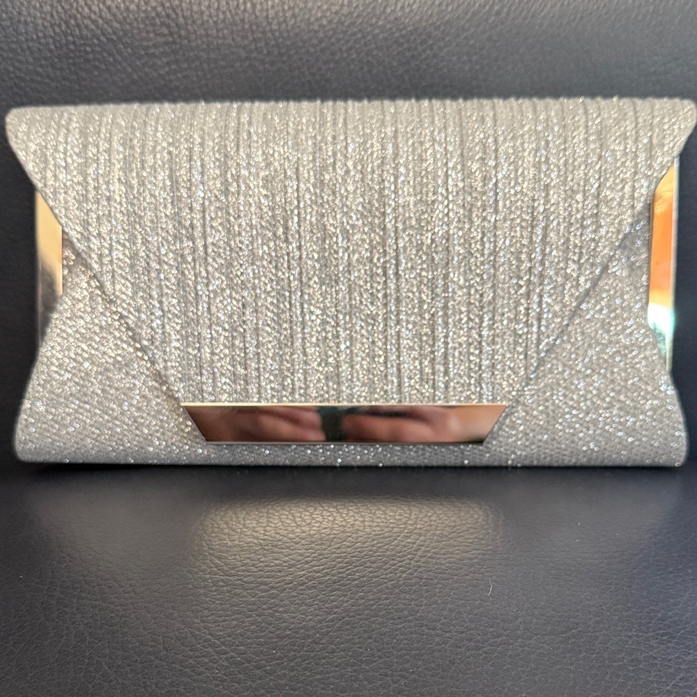 Elegant Silver Clutch